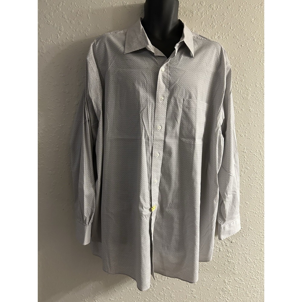 Sz 19 (35/36) GS Dry Cleaned Easy Stretch Button Front Shirt #224*12